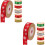 2 Count Wrapping Ribbon For Presents Chrustmas Bow Making Ribbons 6