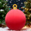 Christmas Flocking Inflatable Decors Set 2PCS Weather-Red 40cm 4