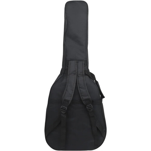 41 Inch Guitar Bag Acoustic Classical Case Soft Carry Bag Polyester Double Shoulder Backpack Black 1