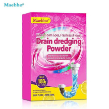 (Green Tea)Sewer unblocking powder, pipe cleaning powder, unblocking agent, bubble powder, floor drain clogging dissolution, odor removal