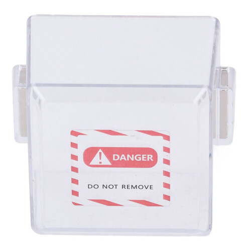 Couvercle d'interrupteur d'arrêt d'urgence de sécurité industrielle - Conception en polycarbonate transparent 2