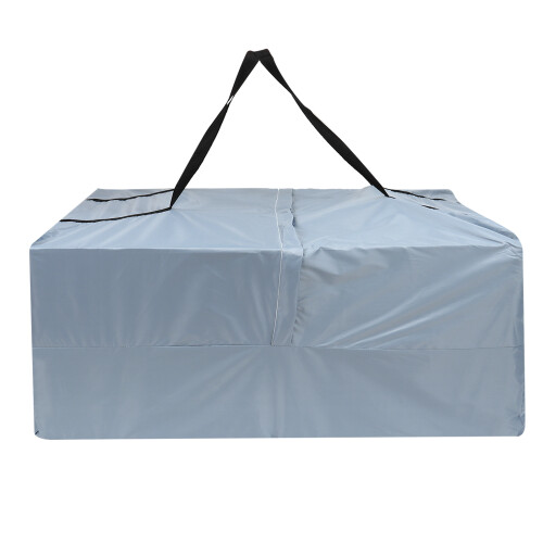 1Pc Grey Christmas Tree Storage Bag Polyester Storage Pouch 1