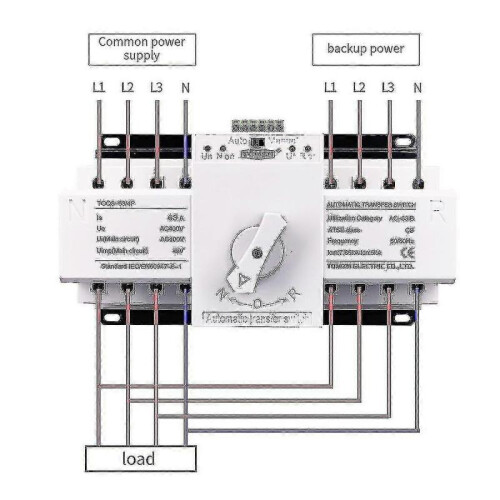 4p 63a Mcb Type Dual Power Automatic Transfer Switch Ats Hk hwy 2