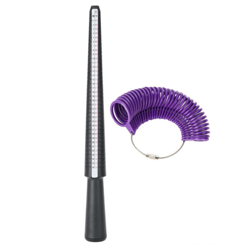 Ringgrößenmesser und Fingermessdorn aus Silber (HK/UK) 1