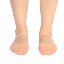 Silikon-Fußpflegesocken, Hautfarbe S – Spendet Feuchtigkeit und schützt Ihre Füße