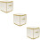 3Pcs Multi-Grid Christmas Gift Storage Box for Balls and Decorations 9