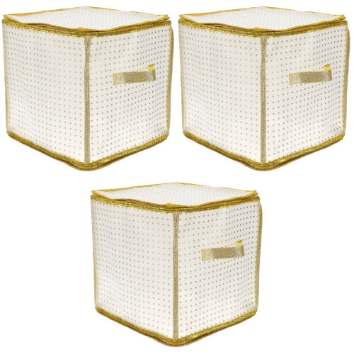3Pcs Multi-Grid Christmas Gift Storage Box for Balls and Decorations 2