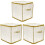 3Pcs Multi-Grid Christmas Gift Storage Box for Balls and Decorations 2