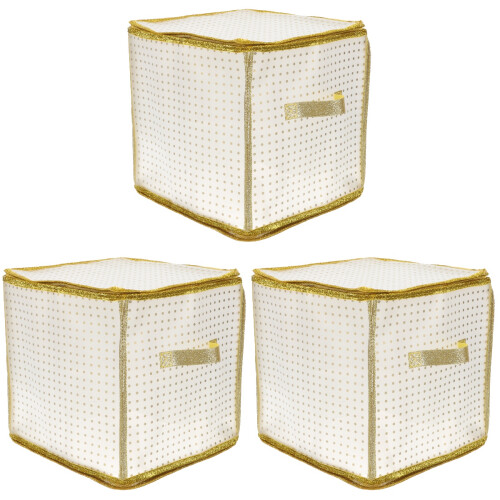 3Pcs Multi-Grid Christmas Gift Storage Box for Balls and Decorations 1
