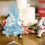 1Set Mini Blue PVC Xmas Tree Lighted Christmas Ornament Decoration 3