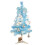 1Set Mini Blue PVC Xmas Tree Lighted Christmas Ornament Decoration 6