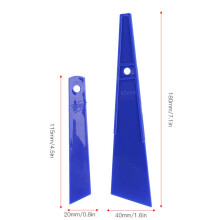 6-teiliges Set Kunststoff-Klebstoffschaber – 7,1 x 1,6 Zoll & 4,5 x 0,8 Zoll, handgefertigte Ledernähwerkzeuge