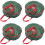 4pcs Xmas Bag Round Dustproof Storage Pouch Green 3