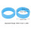 Blue Silicone Luggage Wheel Covers - Silent Scratchproof Protection 2