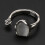 Trend Vintage Opal Irregular Natural Stone Ring Opal-B 5