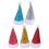 5Pcs Small Christmas Hat Silverware Holders Table Centerpiece 6