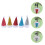 5Pcs Small Christmas Hat Silverware Holders Table Centerpiece 11