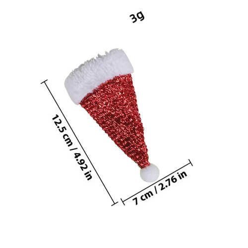 5Pcs Small Christmas Hat Silverware Holders Table Centerpiece 1