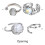 Trend Vintage Opal Irregular Natural Stone Ring Opal-B 4