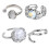 Trend Vintage Opal Irregular Natural Stone Ring Opal-B 3