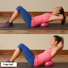 25 cm PVC Mini Yogaboll - Halkfri och explosionssäker för fitness