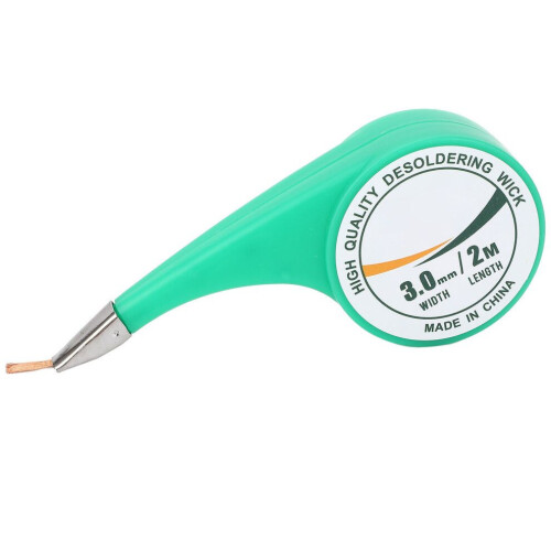 Brass Desoldering Braid with Flux – 2M, 3.0mm Wide PCB Tool 2