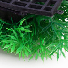 Accessoires pour aquarium, décoration, gazon artificiel vert, plante aquatique en plastique