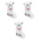 3 Pieces Christmas Stocking Gift Bag Ornaments Decorative Hanging 3