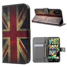Pattern Printing Wallet Leather Flip Shell for Compatible iPhone X/XS 5.8 inch