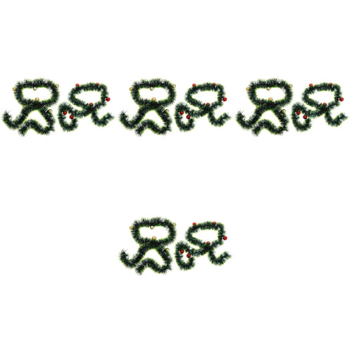 8 Pcs Long Colored Tinsel Garlands Christmas Tree Ornament 2