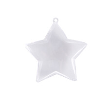Clear Acrylic Bath Bomb Molds Pentagram Ornaments