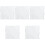 5Pcs Lightweight Artificial Snow Blankets for Holiday Decorations 3