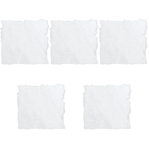 5Pcs Lightweight Artificial Snow Blankets for Holiday Decorations 2