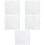 5Pcs Lightweight Artificial Snow Blankets for Holiday Decorations 7