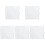 5Pcs Lightweight Artificial Snow Blankets for Holiday Decorations 2