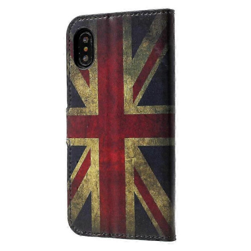 Pattern Printing Wallet Leather Flip Shell for Compatible iPhone X/XS 5.8 inch 1