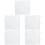 5Pcs Lightweight Artificial Snow Blankets for Holiday Decorations 6