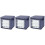 3 Pack Christmas Ball Storage Box Holiday Décor Holder Container 4