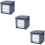 3 Pack Christmas Ball Storage Box Holiday Décor Holder Container 9