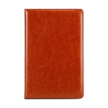 Soft Leather Travel Notebook, Brown Hand Book for Students and Office Supplies