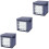 3 Pack Christmas Ball Storage Box Holiday Décor Holder Container 5