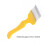21 Tines Honey Uncapping Fork Stainless Steel Beekeeping Tool Yellow 4