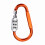 Cadenas à bagages orange résistant : code réinitialisable, compact et facile à transporter 1