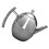 1St Stilren Rostfri Tekanna Med Sil, Enkel Använda 1