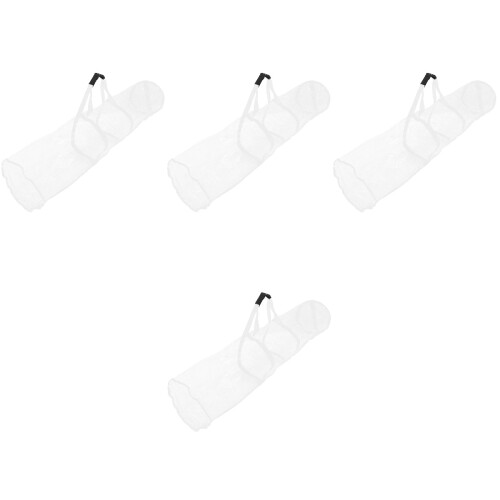 4Pcs Christmas Wrapping Paper Storage Bag Clear Container 2