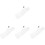 4Pcs Christmas Wrapping Paper Storage Bag Clear Container 2
