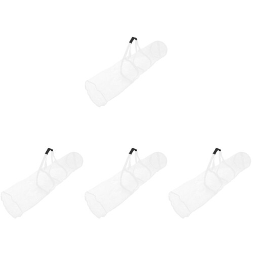 4Pcs Christmas Wrapping Paper Storage Bag Clear Container 1