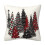 Christmas Tree Pattern Polyester Pillow Cover Holiday-4 1