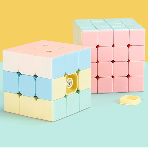 Macaron 3x3 Speed Puzzle Toy - Fun Portable Plastic Gift 2