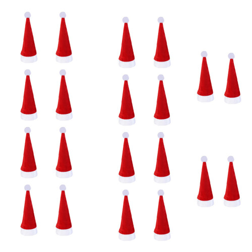 20 Pcs 12X6 Cm Julmössor Bestickshållare Skedficka Set 1
